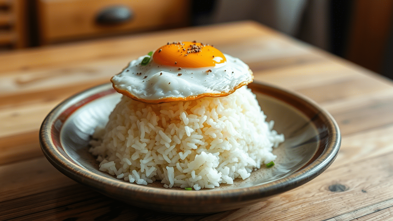 Arroz Con Huevo Frito – Simple Fried Egg with Rice for a Comforting Classic Meal