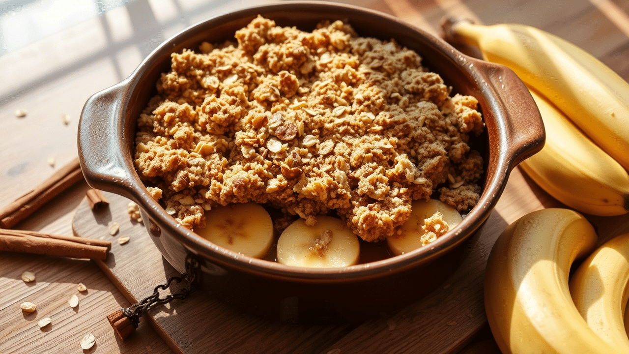 Banana Crumble Recipe