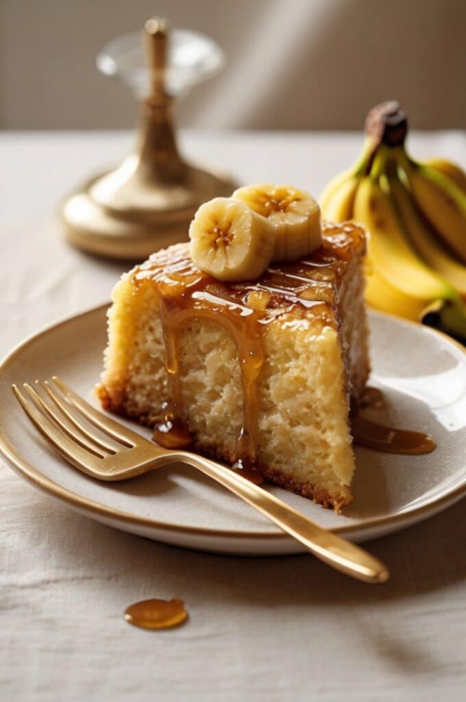 Banana Upside Down Cake