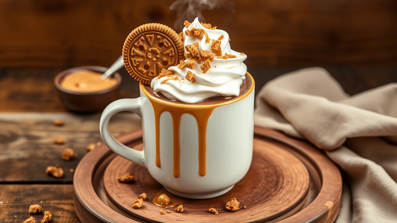 Biscoff Hot Chocolate