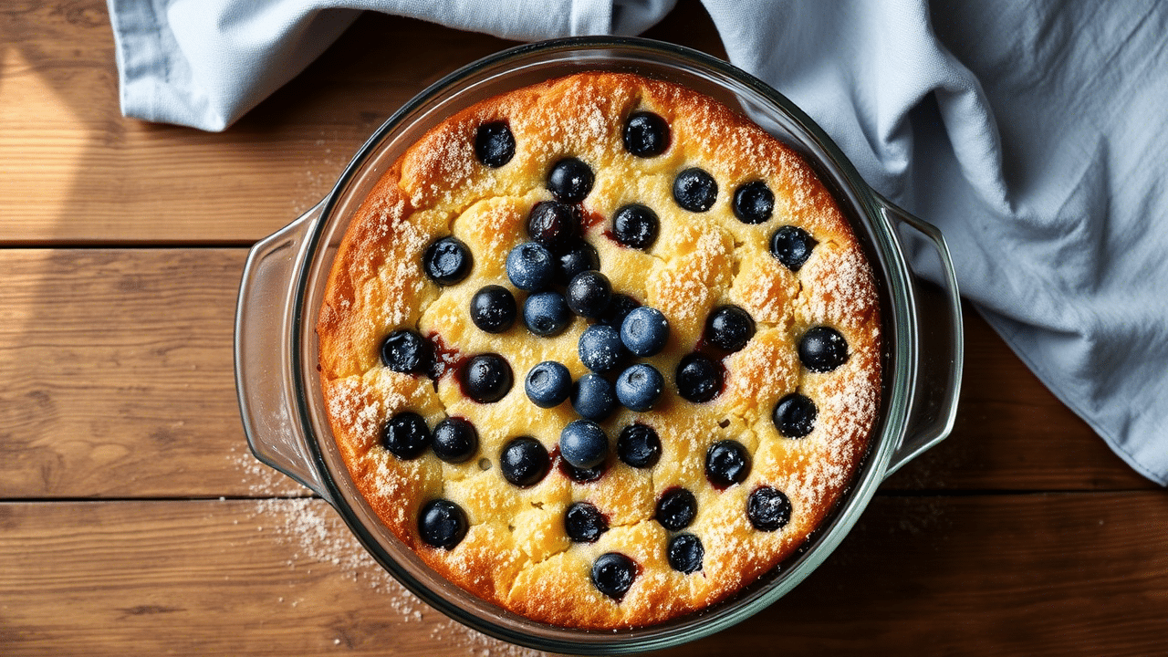 Blueberry Dump Cake Recipe