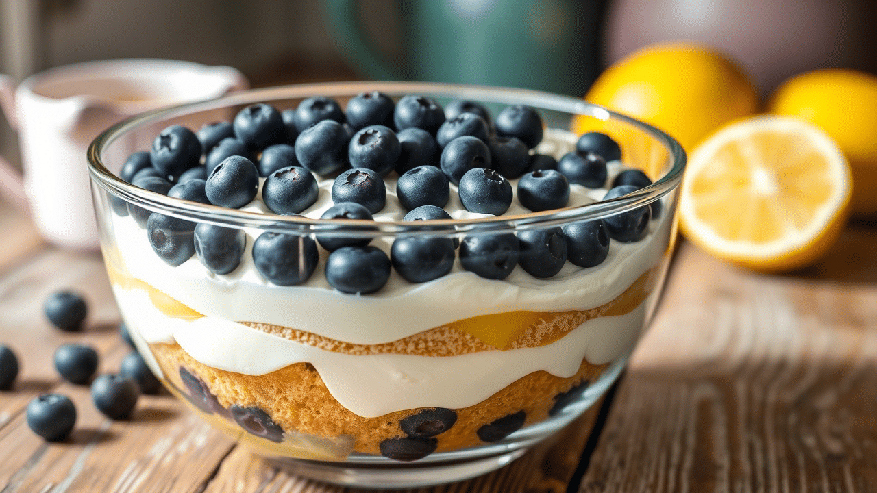 Blueberry Lemon Trifle