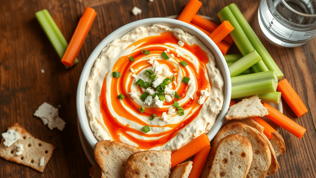 Buffalo Cottage Cheese Dip – High-Protein, Creamy & Bold Appetizer