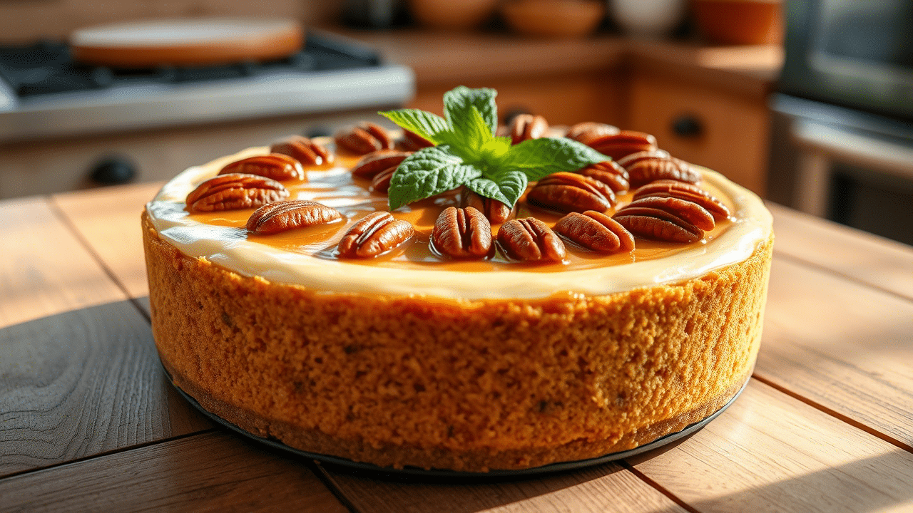Butter Pecan Cheesecake