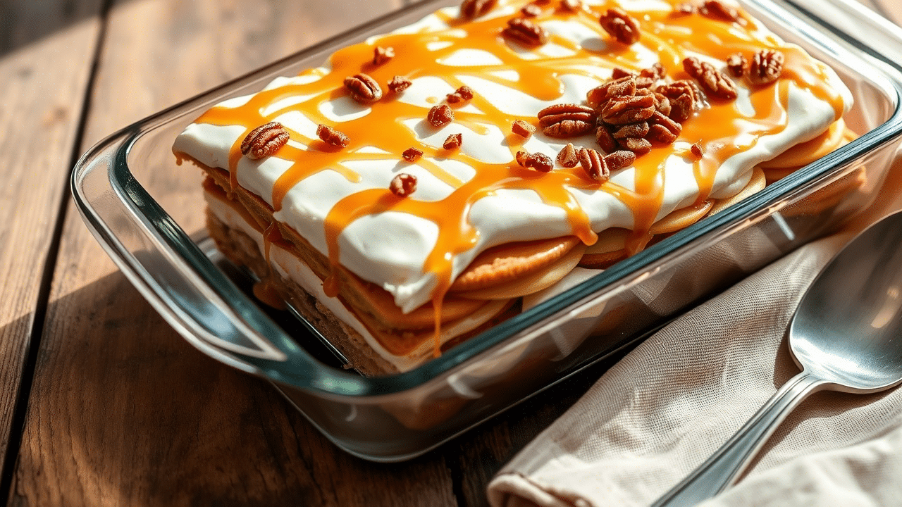 Caramel Apple Icebox Cake