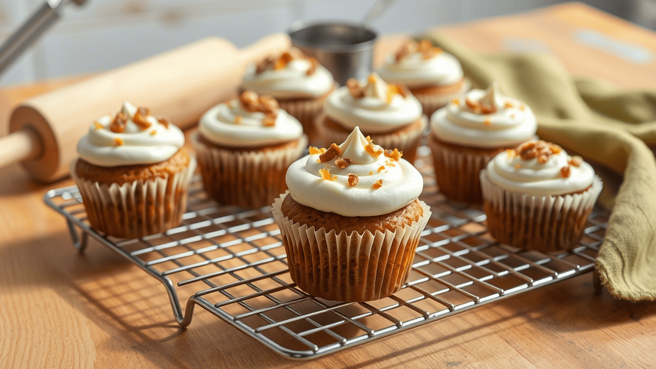 Carrot Cake Cupcakes Recipe