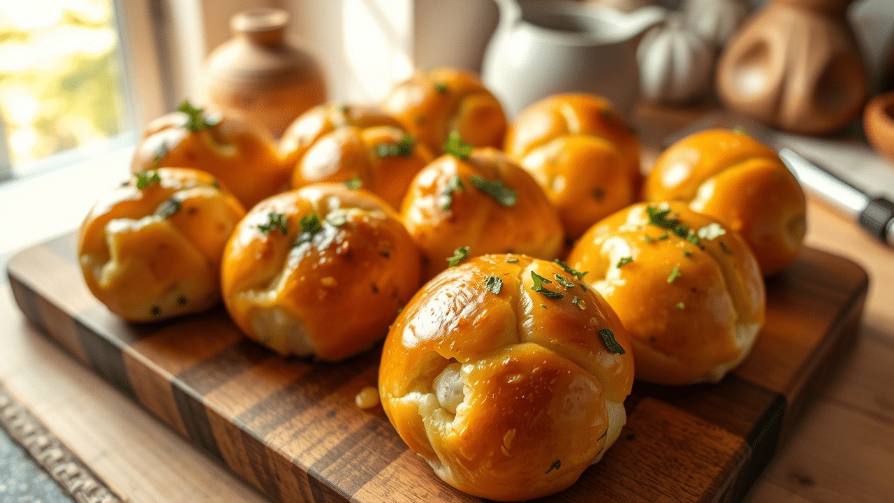Cheesy Garlic Bliss Bombs – Savory, Melty, and Perfectly Baked