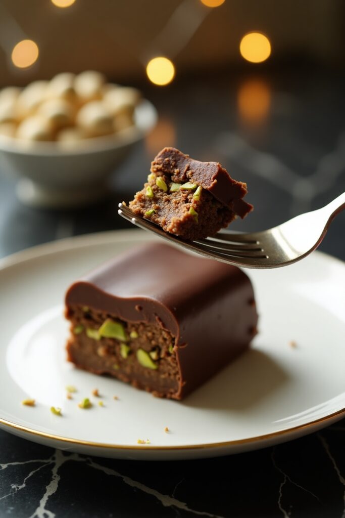 Chocolate Pistachio Bars Eid