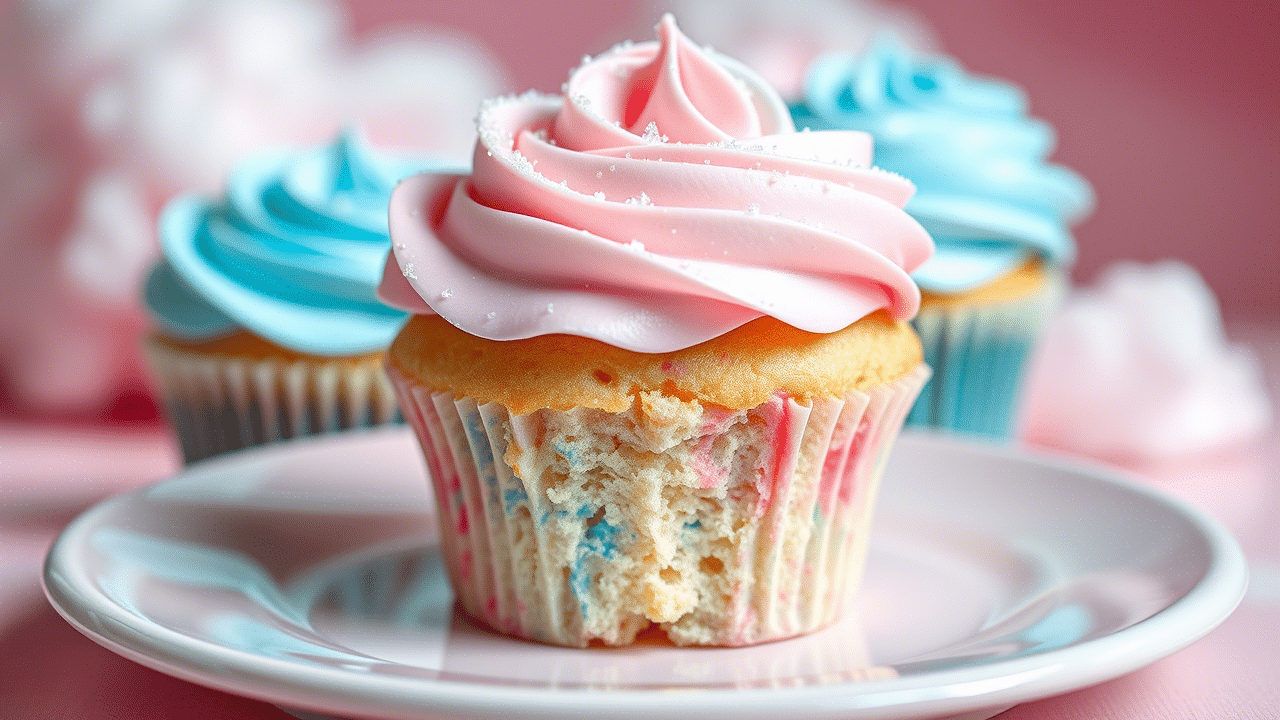 Cotton Candy Cupcakes Recipe