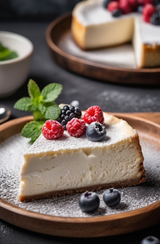 Creamy Crescent Cheesecake with Berries