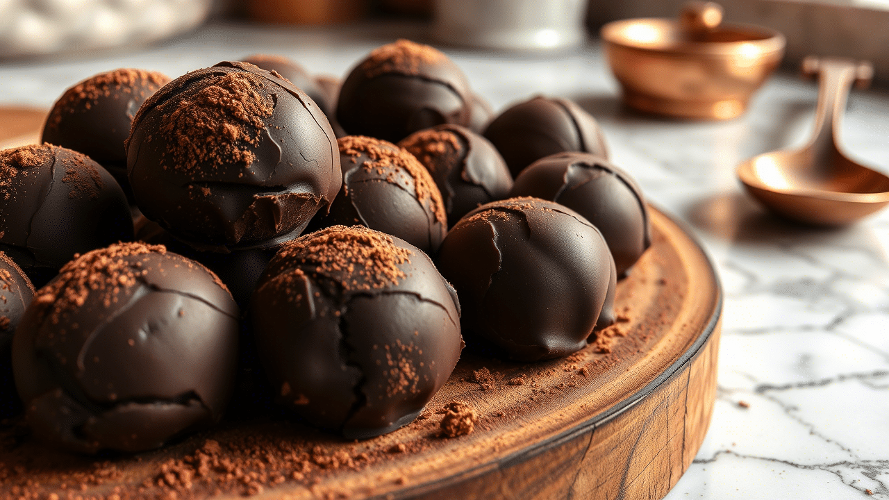 Dark Chocolate Truffles Recipe