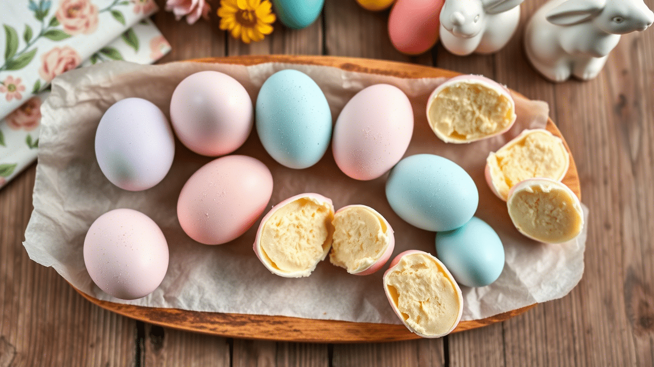 Easter Buttercream Egg Candies