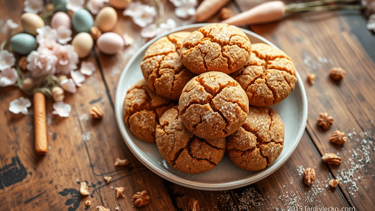 Easter Carrot Cake Cookies
