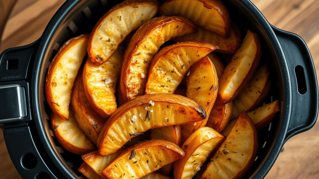 Easy Air Fryer Potato Wedges – Crispy, Golden & Irresistible!