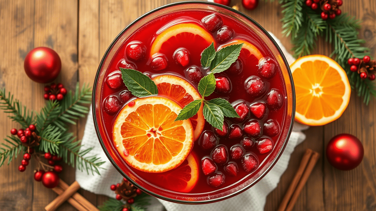 Easy Christmas Morning Punch