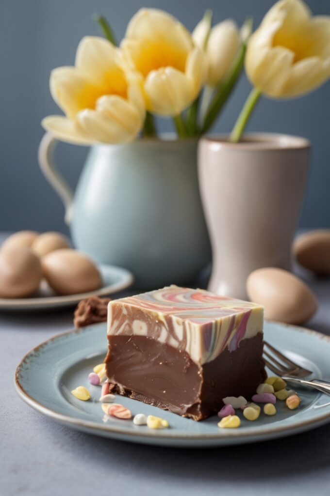 Easy Easter Fudge Spring