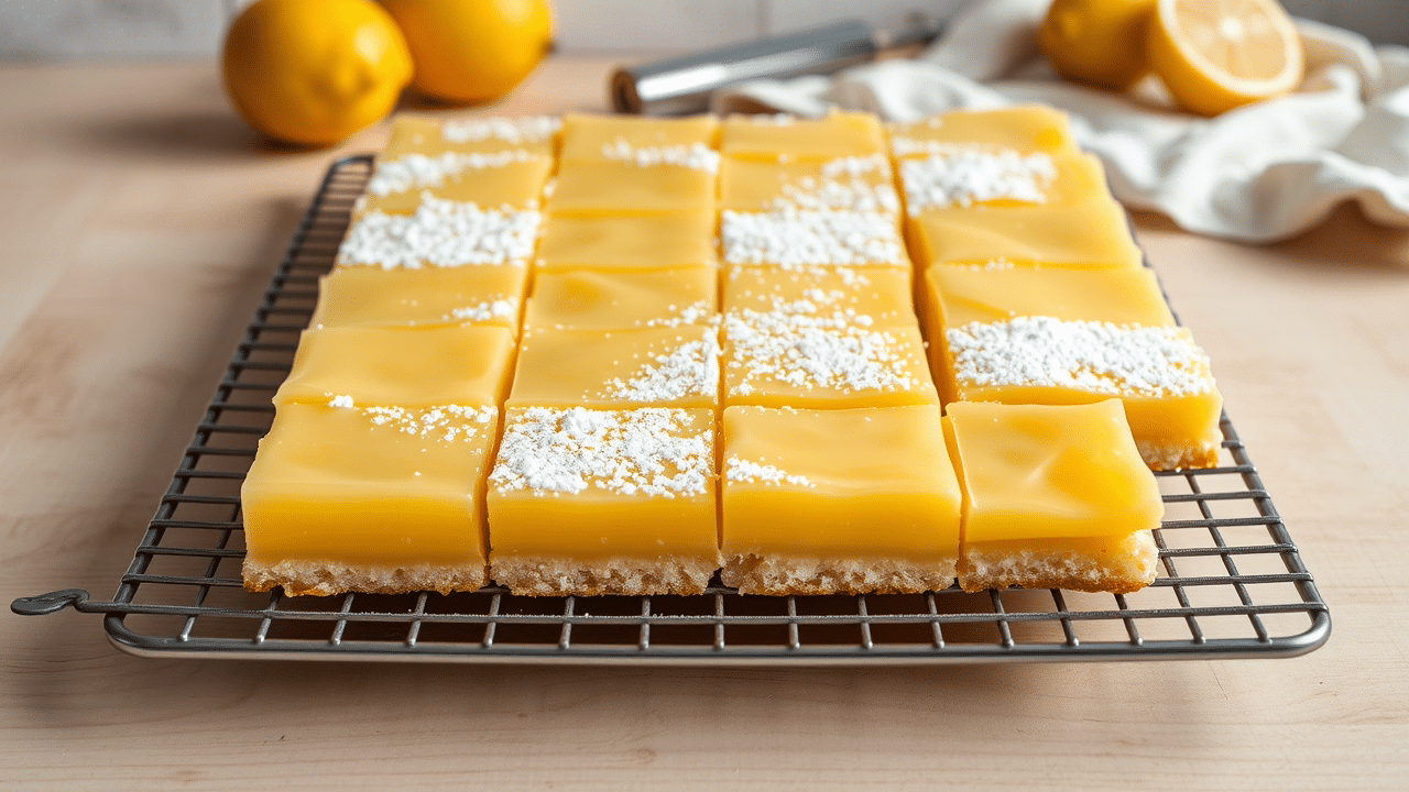 Easy Lemon Bars Recipe