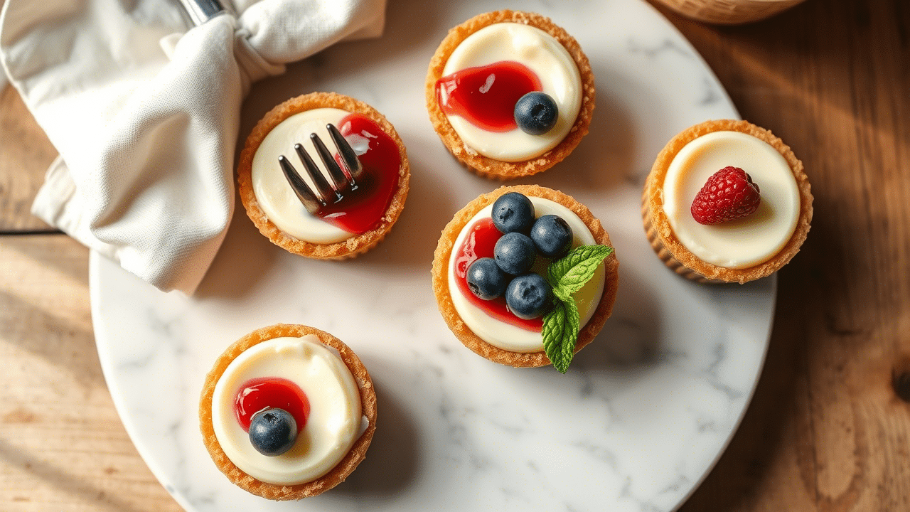 Easy Mini Cheesecakes Recipe
