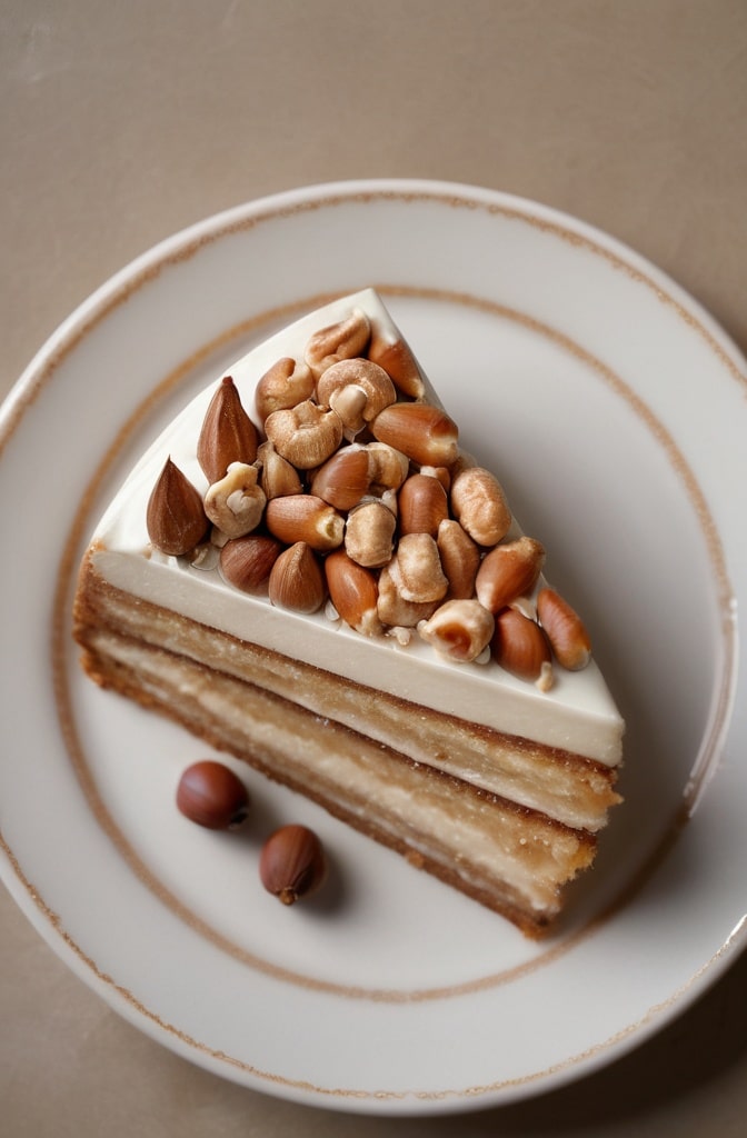 Egyptian Hazelnut Cake Layers Recipe