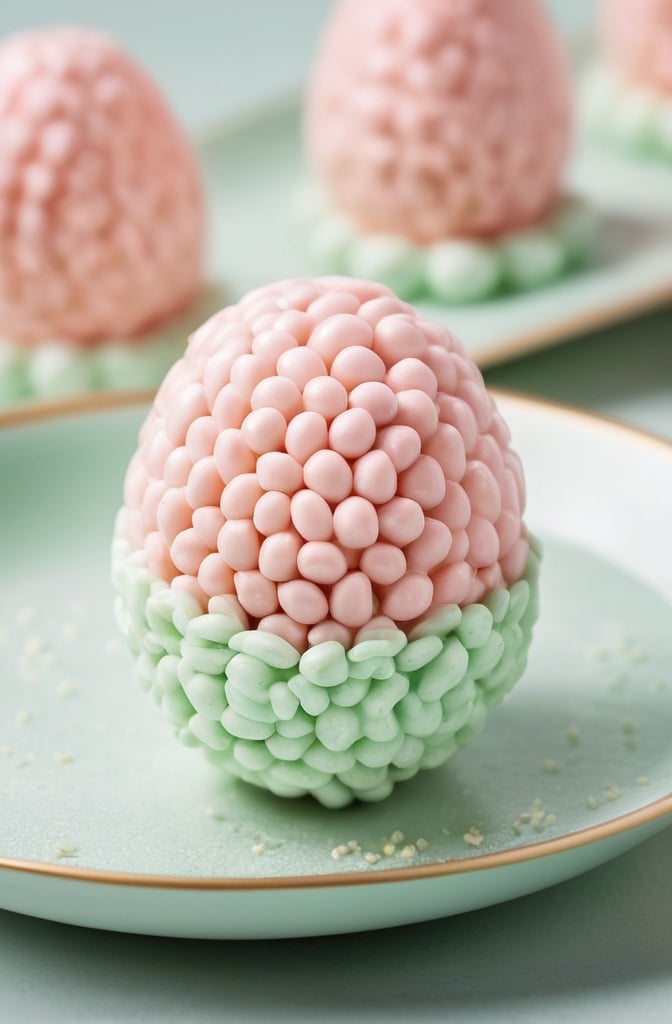 Festive Rice Krispie Eggs