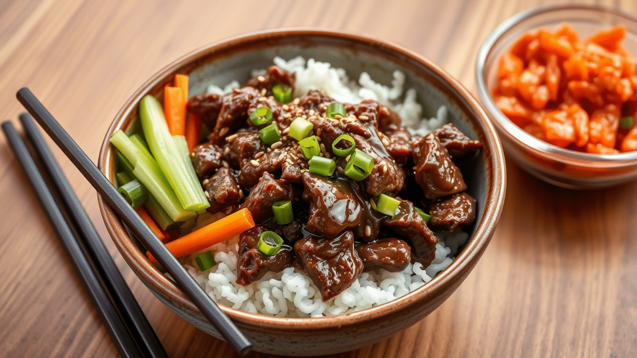 Flavorful Korean Ground Beef Bowl – Quick, Easy & High-Protein Meal