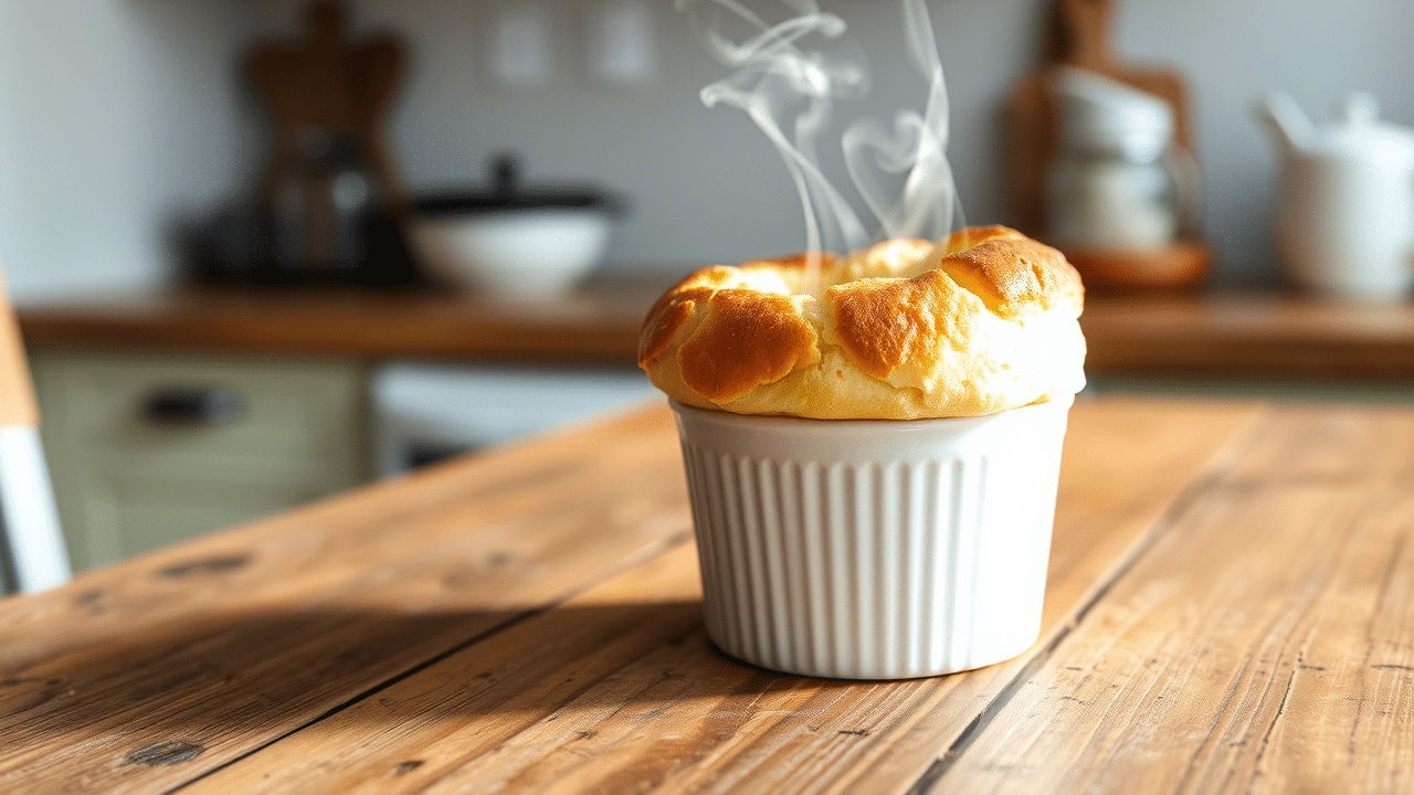 Fluffy Vanilla Soufflé Delight