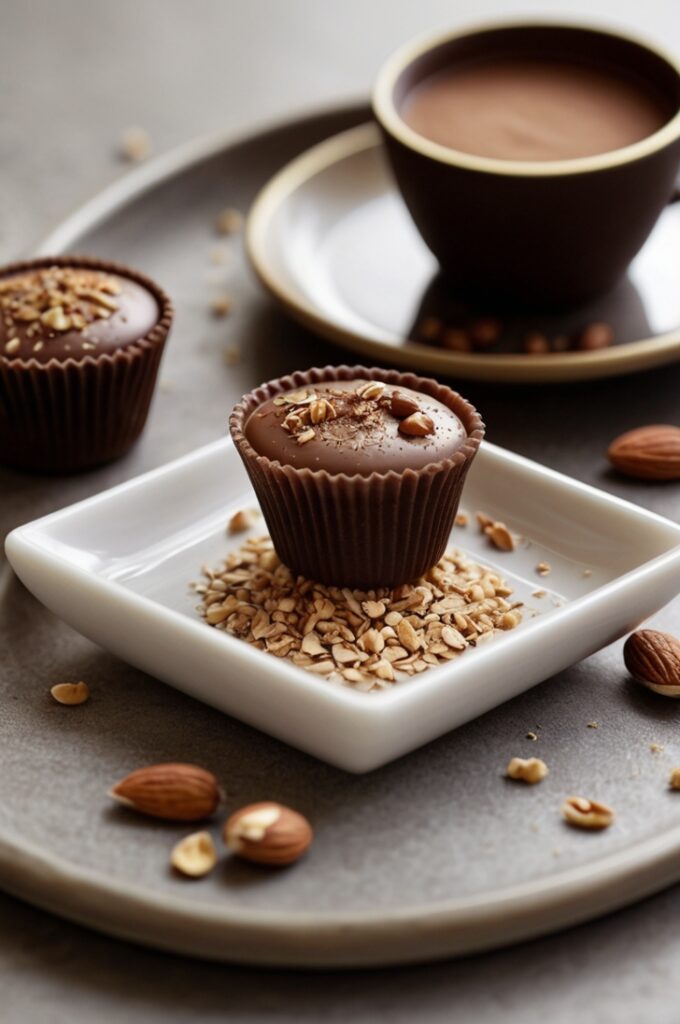 Healthier Chocolate Nut Cups
