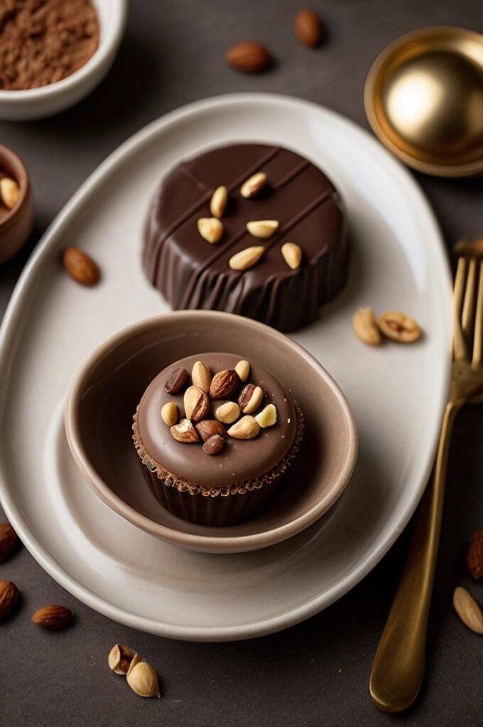 Healthier Chocolate Nut Cups