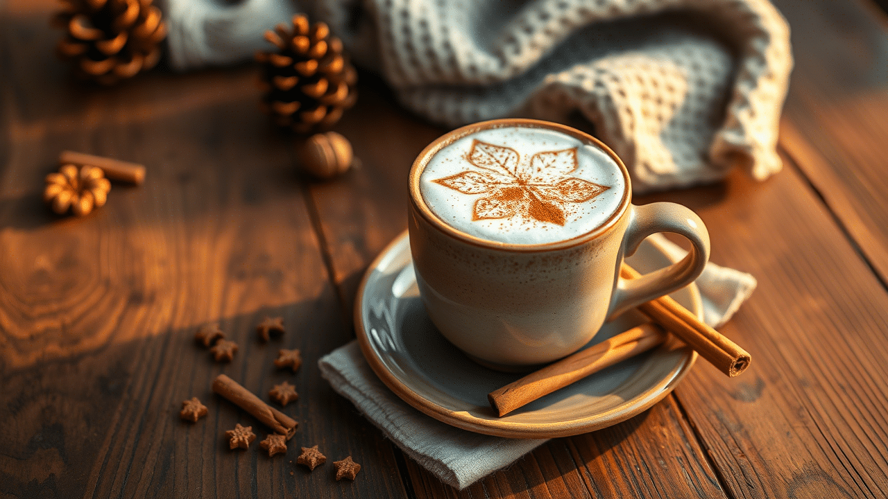 Homemade Gingerbread Latte
