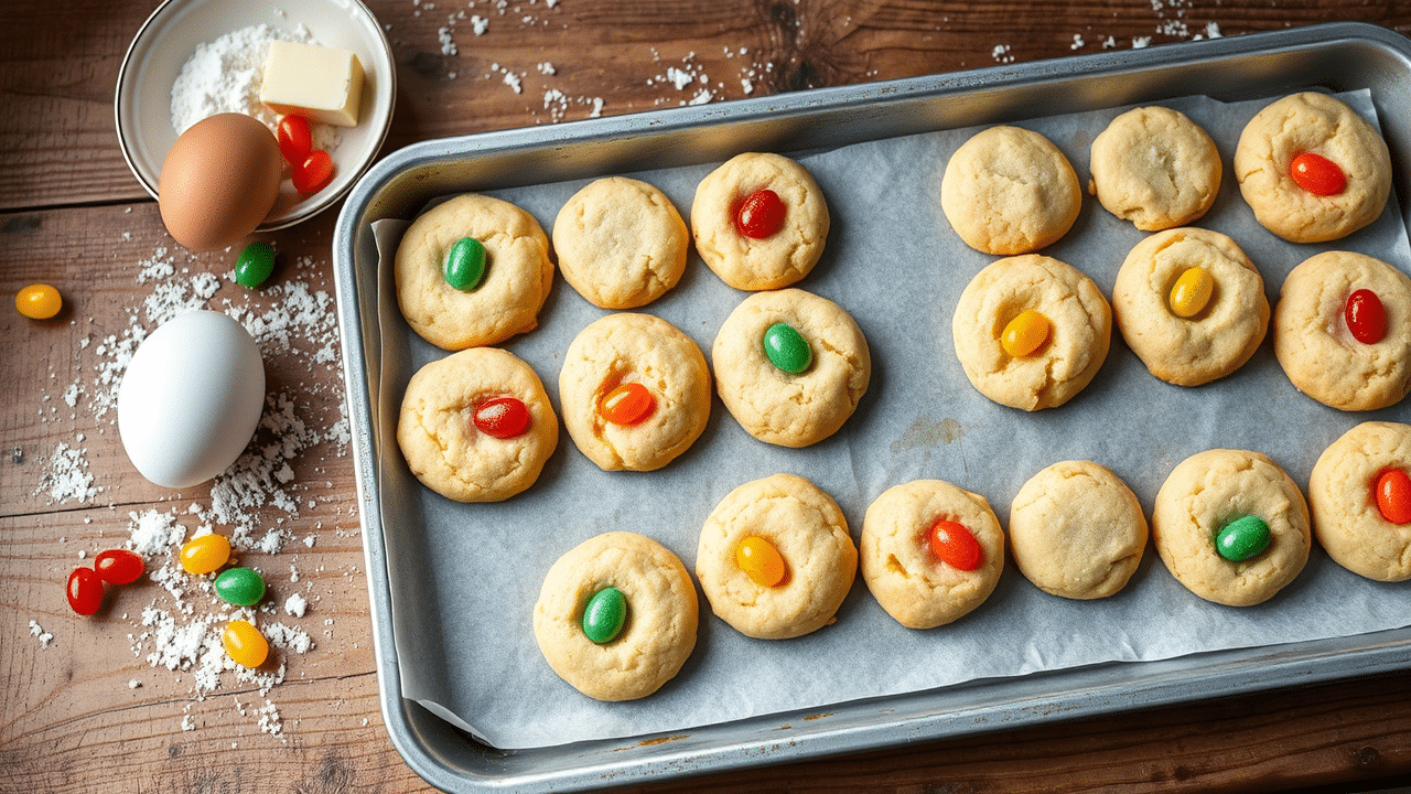 Jelly Bean Sugar Cookies