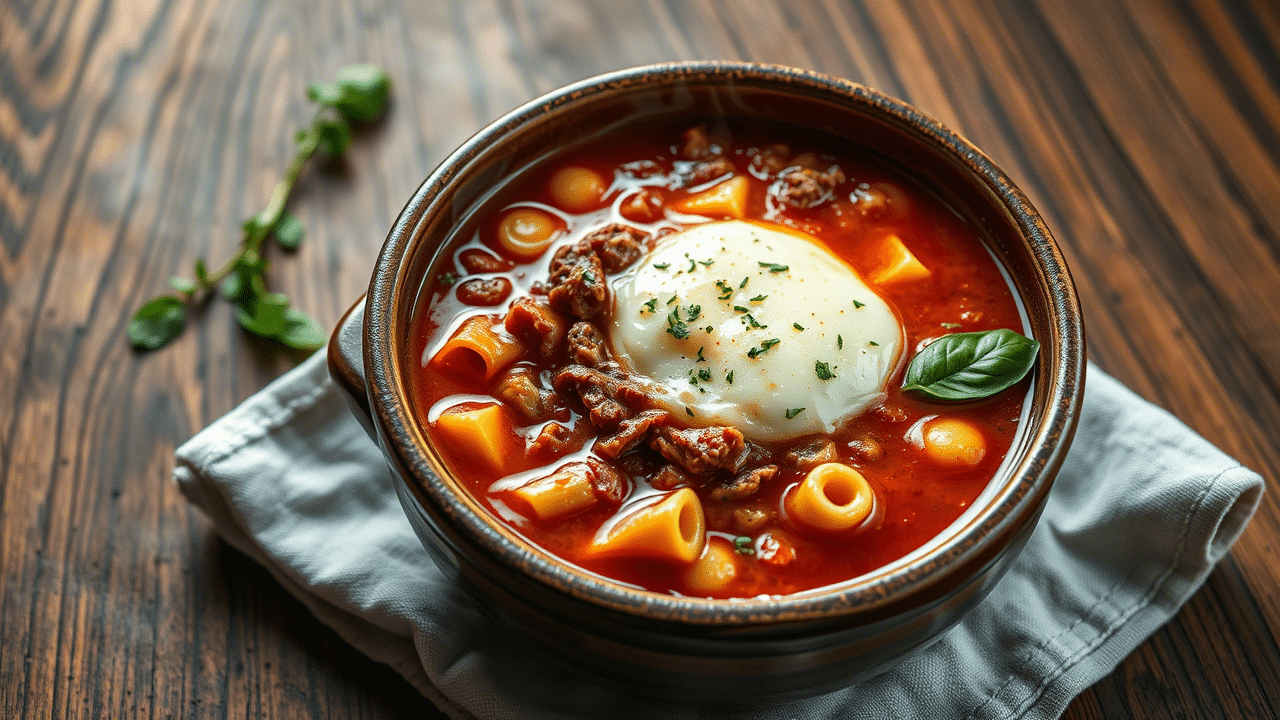 Lasagna Soup with Hamburger – Cozy, Cheesy One-Pot Dinner for Busy Weeknights