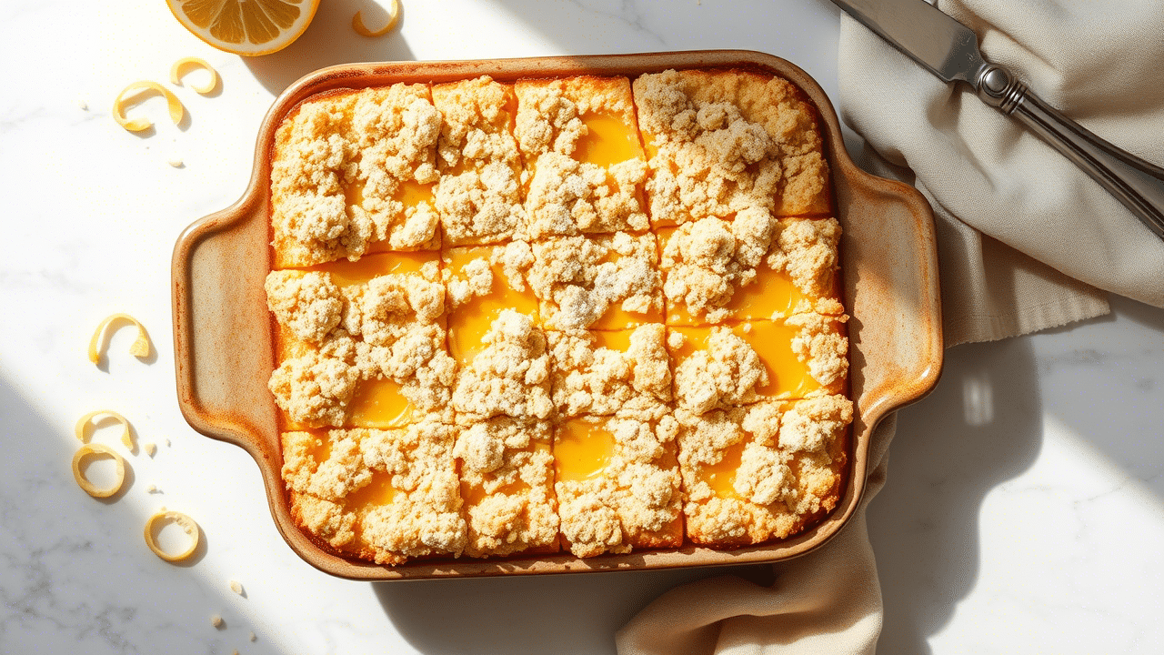 Lemon Crumb Bars Recipe