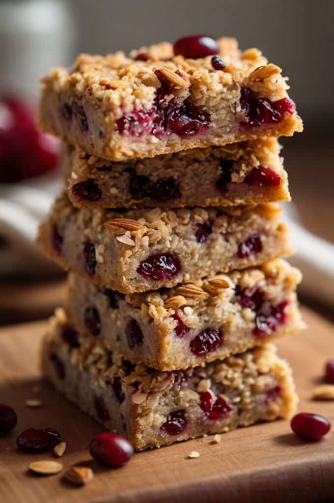 Low Sugar Cranberry Bars