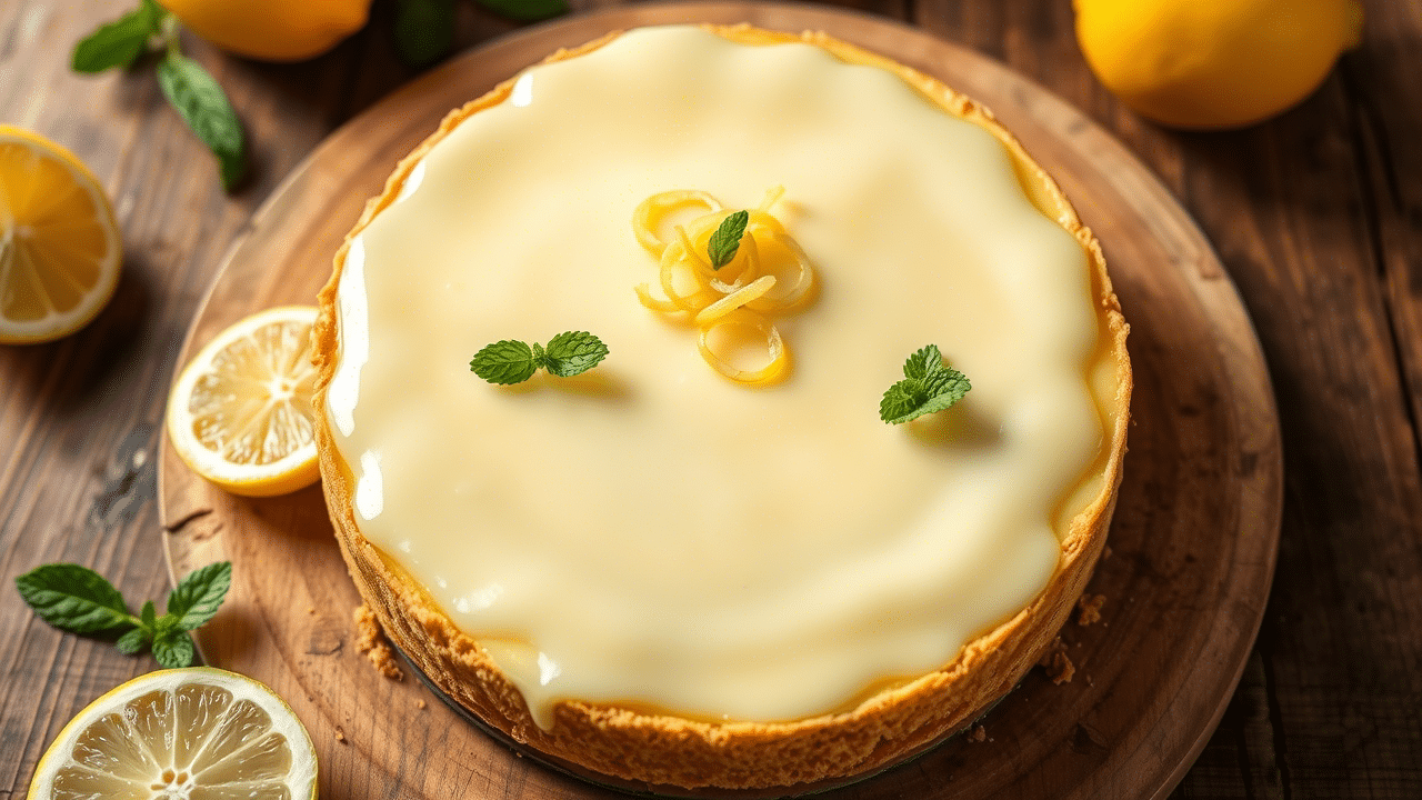 No Bake Lemon Cheesecake
