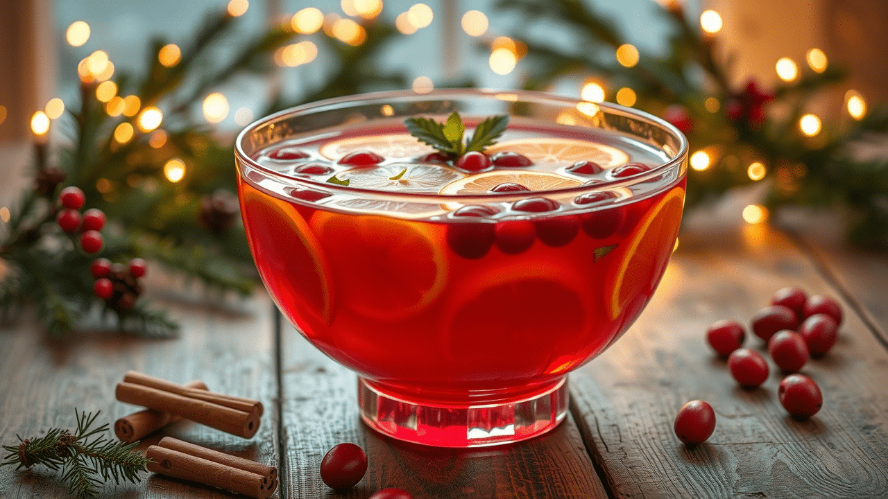 Non-Alcoholic Holiday Punch