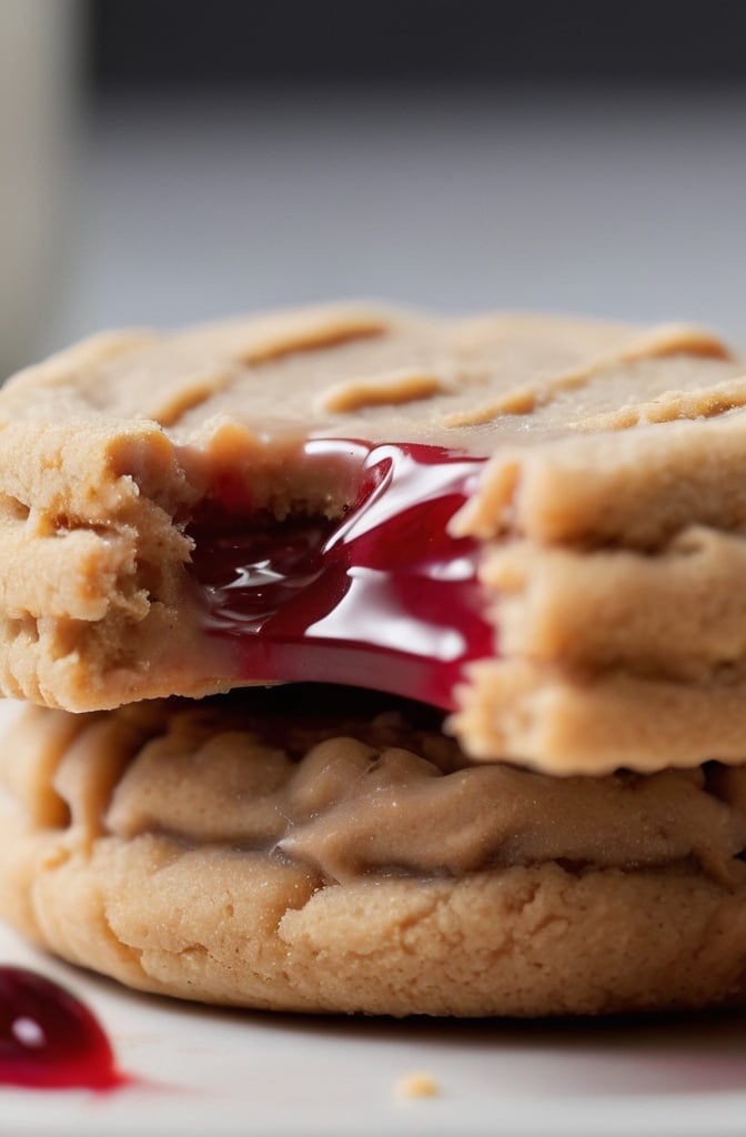 Peanut Butter Jelly Cookies