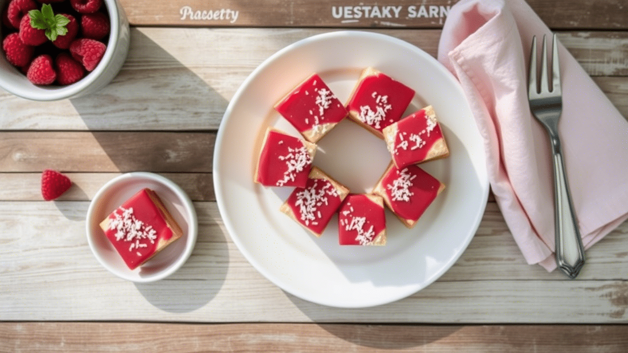 Raspberry Lamingtons Australian Dessert Recipe