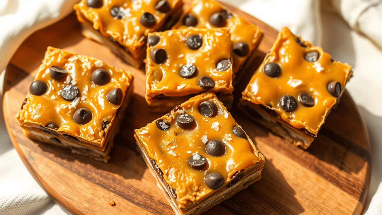 Salted Pretzel Magic Bars