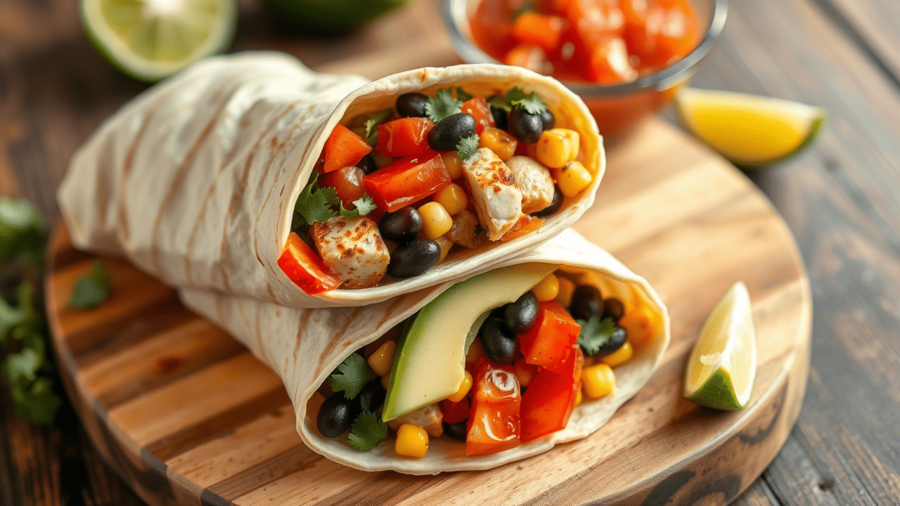 Southwest Chicken Wrap – Flavor-Packed & Easy to Make!