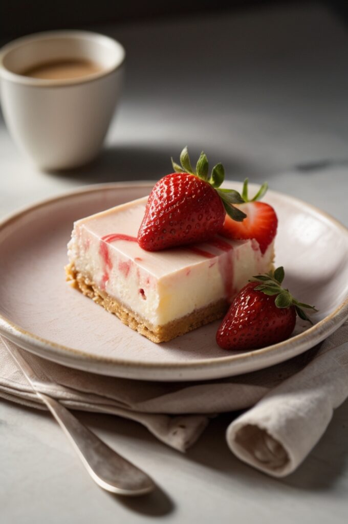Strawberry Cheesecake Cookie Bars