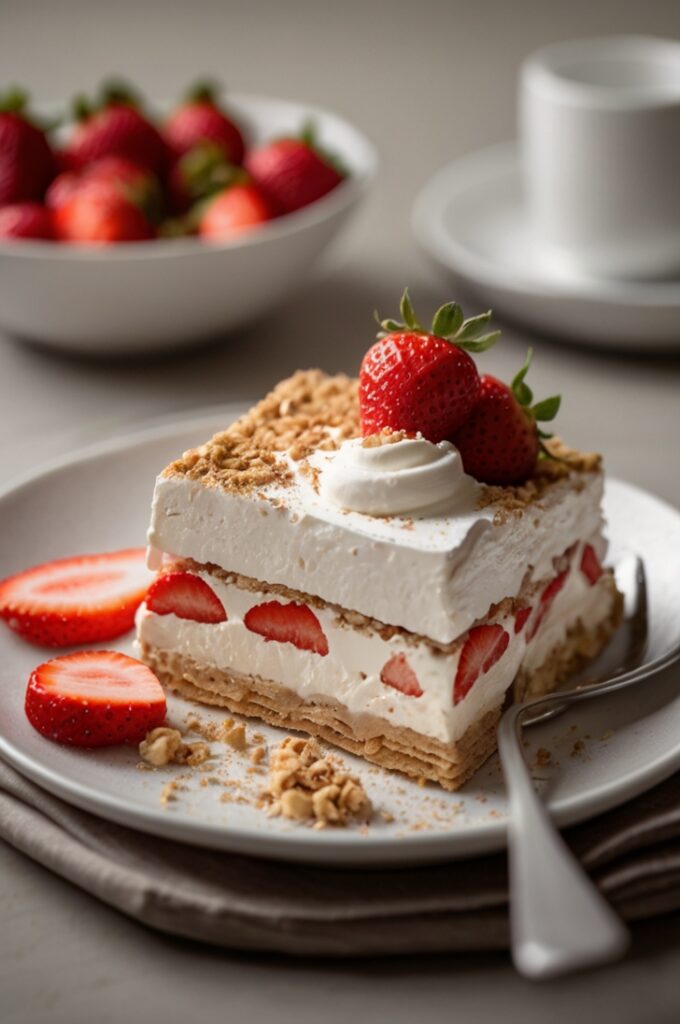 Strawberry Icebox Cake Recipe