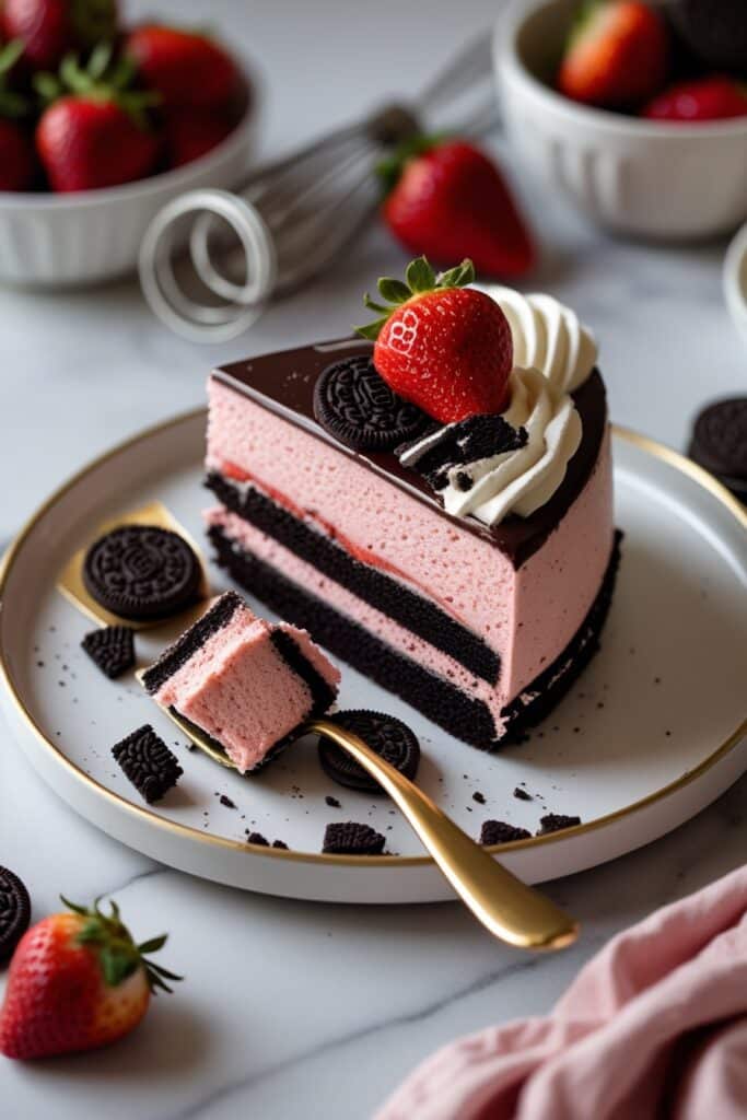 Strawberry Oreo Cake Recipe
