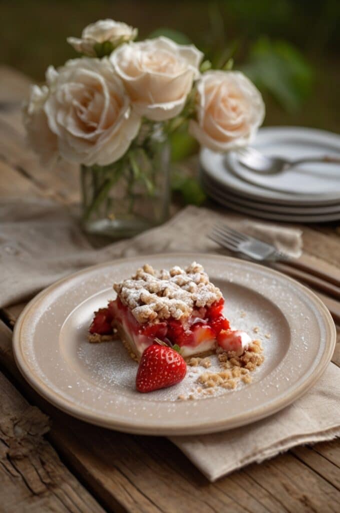 Strawberry Pie Bars Recipe