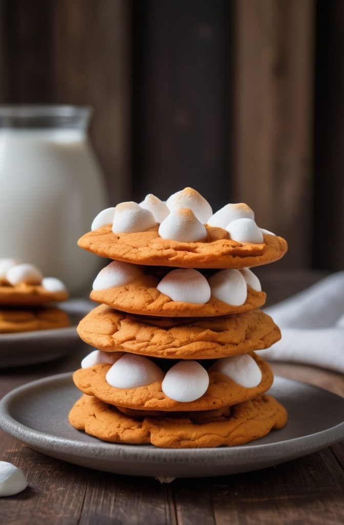 Sweet Potato Cookies Marshmallow