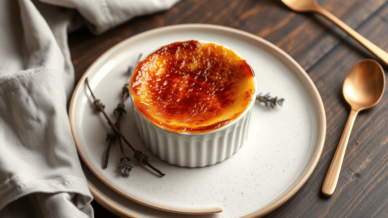 Vanilla Earl Grey Crème Brûlée