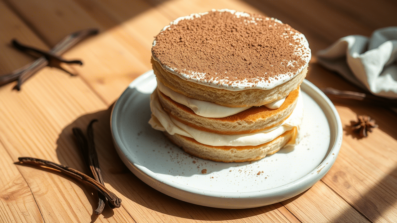 Vanilla Tiramisu Cake