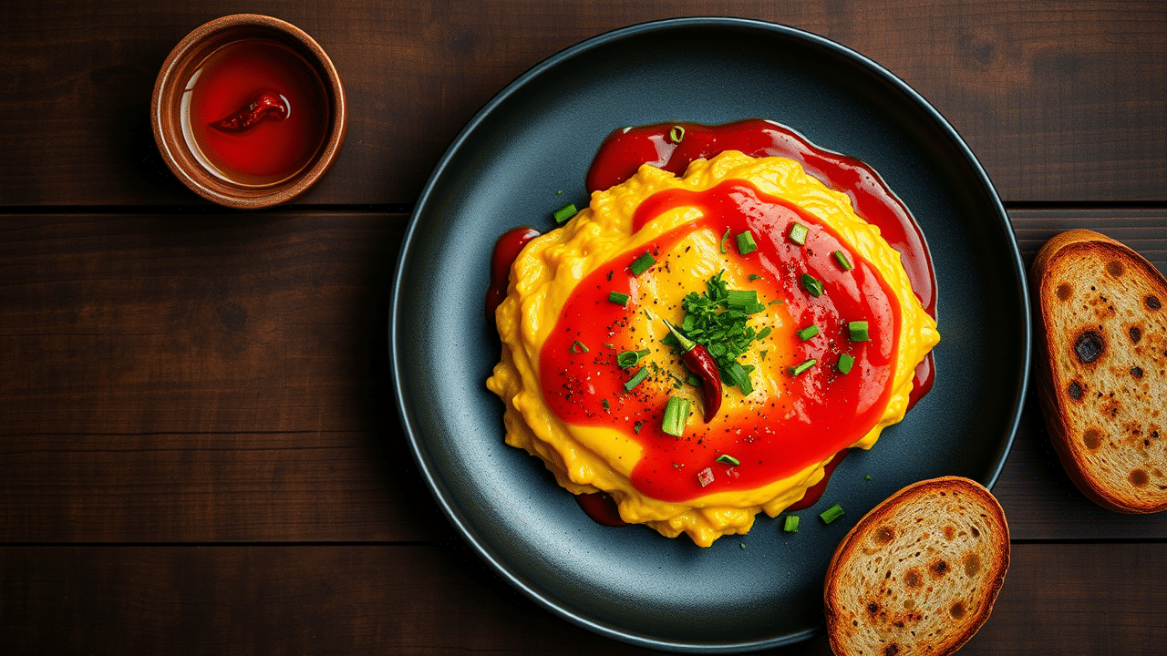 Bold Spicy Chili Garlic Eggs