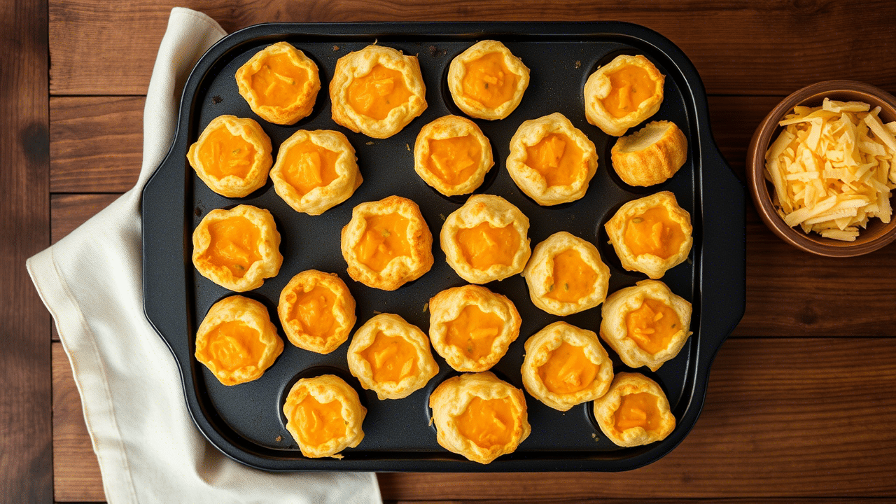 Cheesy Mashed Potato Puffs