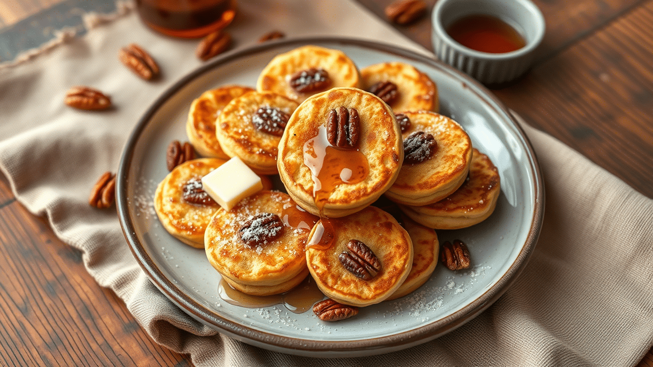 Delicious Maple Pancake Poppers