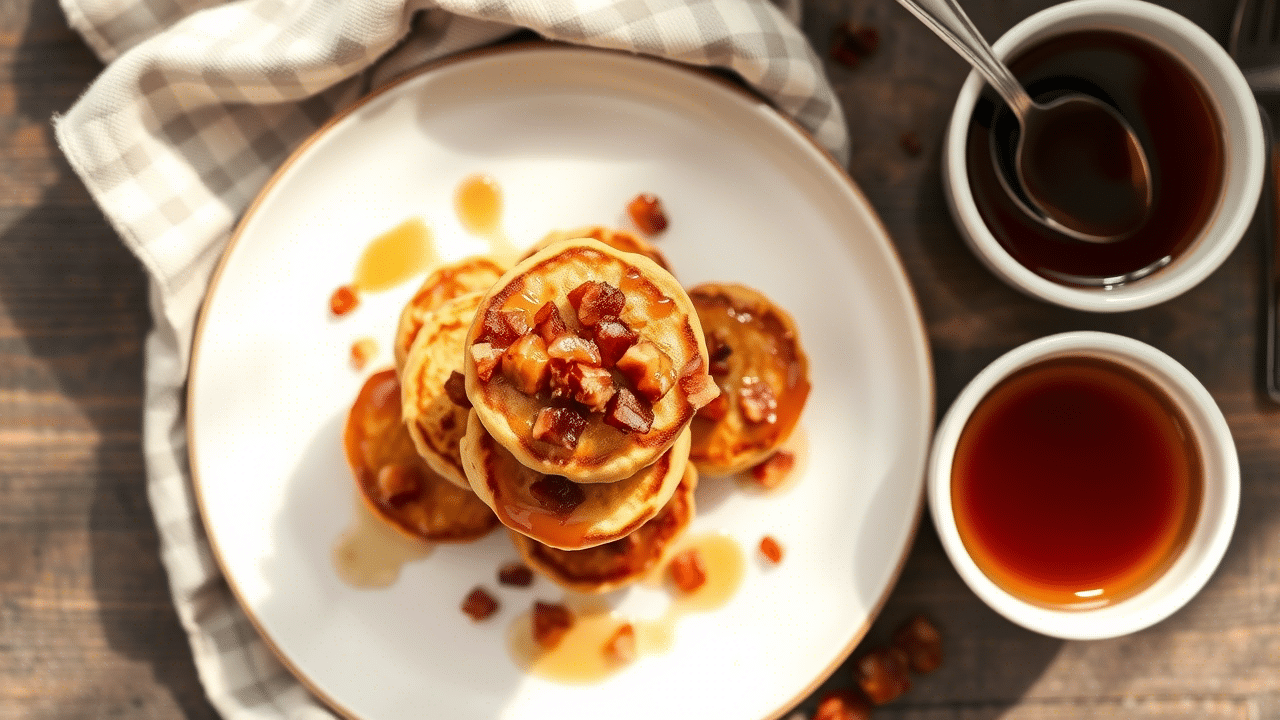 Maple Bacon Pancake Bites